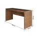 Mesa Escrivaninha Berlim 163 Cm Nogal - Panorama Móveis