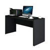 Mesa Escrivaninha Berlim 163 Cm Preto - Panorama Móveis