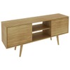 Rack para TV Até 65 Polegadas Furniture 2 Portas 1 Prateleira Natural - Panorama Móveis