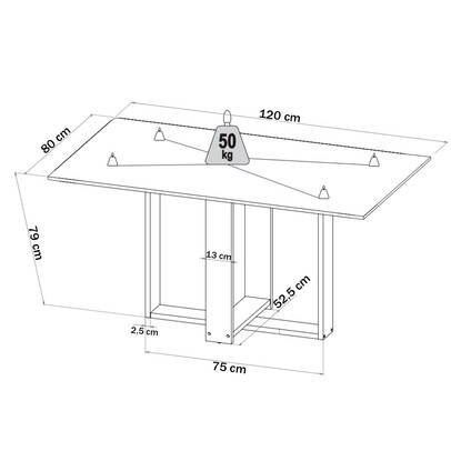 Canto Alemão Rubro com 2 Cadeiras Mel/Veludo Perola/Off White - Viero Móveis