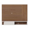 Painel para TV Até 55 Polegadas Jurerê 1 Porta Amêndoa/Off White - Colibri