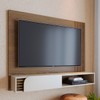 Painel para TV Até 55 Polegadas Jurerê 1 Porta Amêndoa/Off White - Colibri