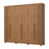 Guarda-Roupa Casal Norton 6 Portas 4 Gavetas Flex Nature - Henn