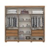 Guarda-Roupa Casal Norton 6 Portas 4 Gavetas Flex Nature - Henn