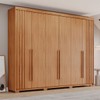 Guarda-Roupa Casal Norton 6 Portas 4 Gavetas Flex Nature - Henn