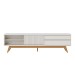 Rack para TV Até 75 Polegadas Veneza 1 Porta 2 Gavetas Off White - Colibri