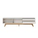 Rack para TV Até 75 Polegadas Veneza 1 Porta 2 Gavetas Off White - Colibri