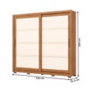 Guarda-Roupa Casal Medelín 2 Portas 4 Gavetas Nature/Off White - Henn