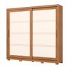Guarda-Roupa Casal Medelín 2 Portas 4 Gavetas Nature/Off White - Henn