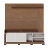Estante para TV Até 75 Polegadas Jurerê 2 Portas Amêndoa/Off White 1800 - Colibri