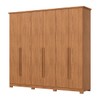 Guarda-Roupa Casal Leblon 6 Portas 6 Gavetas Nature - Henn