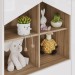 Guarda-Roupa Infantil Ternura 4 Portas 2 Gavetas Branco/Jequitibá - Henn