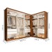 Closet Casal França 6 Gavetas Freijó/Branco - Minastex