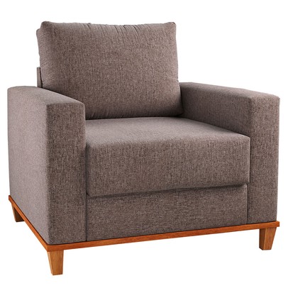 Poltrona Itália Linho Kaki - Vian