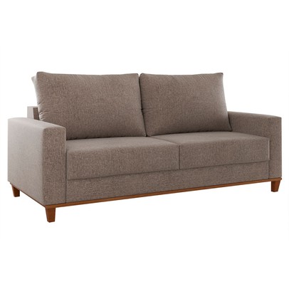 Sofá 2 Lugares Gibran Linho Kaki - Vian