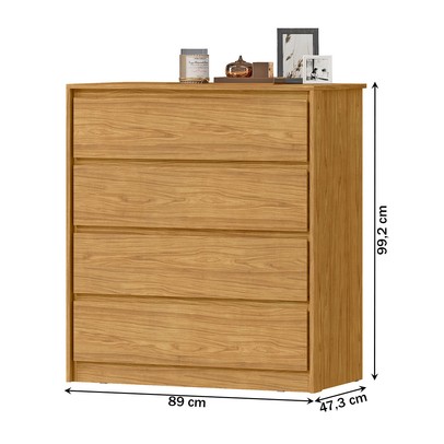 Cômoda Carla 4 Gavetas Marrocos - Mx Móveis