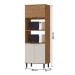 Torre Quente Toscana 3 Portas 100% Mdf Freijó/Off White Tto01 - Mx Móveis