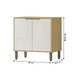 Balcão de Cozinha 80 Cm Glória 2 Portas Castanho/Off White - Mx Móveis
