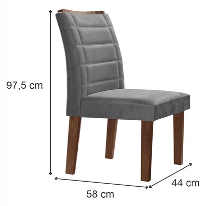 Mesa de Jantar 8 Lugares Itália com Vidro Chocolate/Off White/Cinza - Panorama Móveis