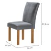 Mesa de Jantar 6 Lugares Montreal com Vidro Cinamomo/Off White/Suede Cinza - Panorama Móveis