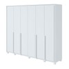 Guarda-Roupa Casal Imperatore 6 Portas 6 Gavetas 100% Mdf 81668.284 Branco - Móveis Lopas