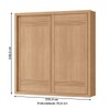 Guarda-Roupa Casal Tripoli 100% Mdf 2 Portas 4 Gavetas Castanho - Mx Móveis