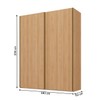 Guarda-Roupa Solteiro Veneto 2 Portas 3 Gavetas 100% Mdf Olmo Italiano - Mambel