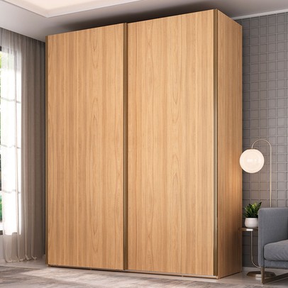 Guarda-Roupa Solteiro Veneto 2 Portas 3 Gavetas 100% Mdf Olmo Italiano - Mambel