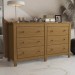 Cômoda Grécia 6 Gavetas Amêndoa Clean - Panorama Móveis