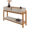 Aparador Lizz 2 Gavetas Off White/Cedro - Casa D