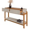 Aparador Lizz 2 Gavetas Off White/Cedro - Casa D