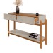 Aparador Lizz 2 Gavetas Off White/Cedro - Casa D