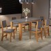 Mesa de Jantar 6 Lugares Virtus Mel/Cinza/Grafite - Viero Móveis