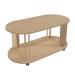 Mesa de Centro Ciclo 1 Prateleira 100% Mdf Naturale - Pnr Móveis