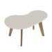 Mesa de Centro Flora 100% Mdf Off White - Pnr Móveis
