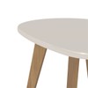Mesa de Centro Flora 100% Mdf Off White - Pnr Móveis