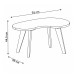Mesa de Centro Flora 100% Mdf Off White - Pnr Móveis