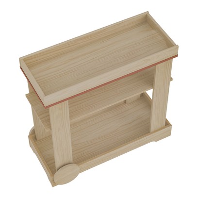 Bar Bronze 1 Prateleira Naturale - Pnr Móveis