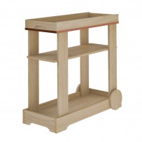 Bar Bronze 1 Prateleira Naturale - Pnr Móveis