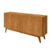 Balcão Buffet Ares Lux 4 Portas 2 Prateleiras Nature - Tebarrot