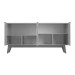 Balcão Buffet Ares Lux 4 Portas 2 Prateleiras Off White - Tebarrot