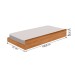 Cama Auxiliar Solteiro Barcelona Nature - Tebarrot