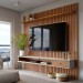 Painel para TV Até 65 Polegadas Detroit 1 Gaveta Ripado Nature - Tebarrot