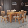 Mesa de Jantar 6 Lugares Ariela Mel/Perola - Viero Móveis