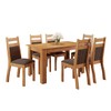 Mesa de Jantar 6 Lugares Ariela Mel/Bombom - Viero Móveis
