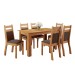 Mesa de Jantar 6 Lugares Ariela Mel/Bombom - Viero Móveis
