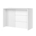 Bancada de Cozinha Ilha Gourmet com Ripado Branco Hp -  Henn