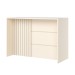Bancada de Cozinha Ilha Gourmet com Ripado Off White -  Henn