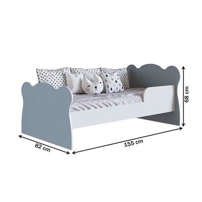 Quarto de Bebê Completo Bambino 3 Portas 6 Gavetas Azul - Percasa