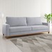 Sofá 4 Lugares Living Linho/Inox - Vian
